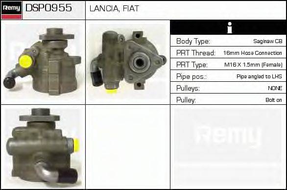 DELCO REMY DSP0955 Гідравлічний насос, кермо