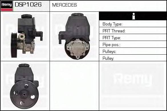 DELCO REMY DSP1026 Гідравлічний насос, кермо