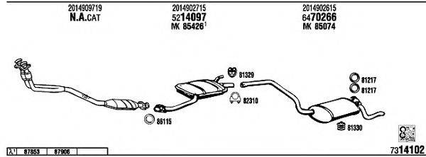 FONOS MB19005B Система випуску ОГ