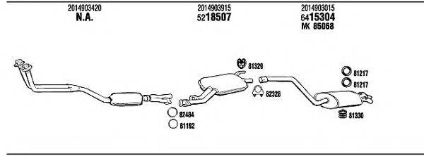 FONOS MB30044A Система випуску ОГ