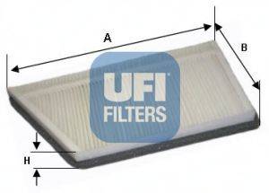 UFI 5304400 Фільтр, повітря у внутрішньому просторі