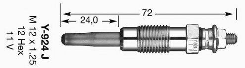 NGK 7906 Свічка розжарювання