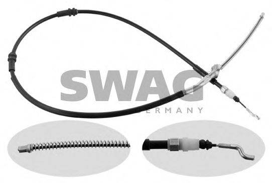 SWAG 30936712 Трос, стоянкова гальмівна система