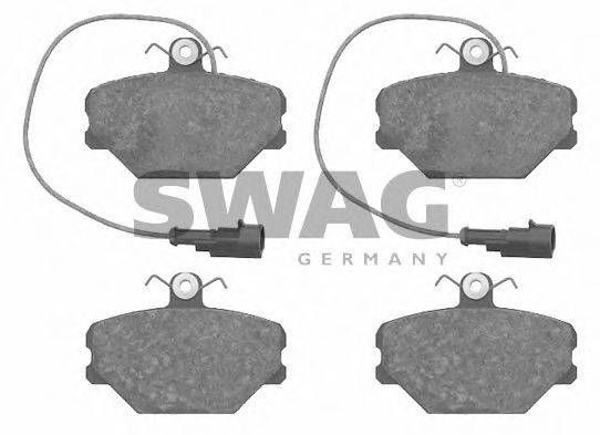 SWAG 70916086 Комплект гальмівних колодок, дискове гальмо