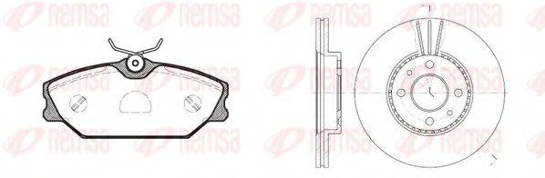 REMSA 820804 Комплект гальм, дисковий гальмівний механізм