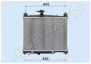 JAPANPARTS RDA153014 Радіатор, охолодження двигуна
