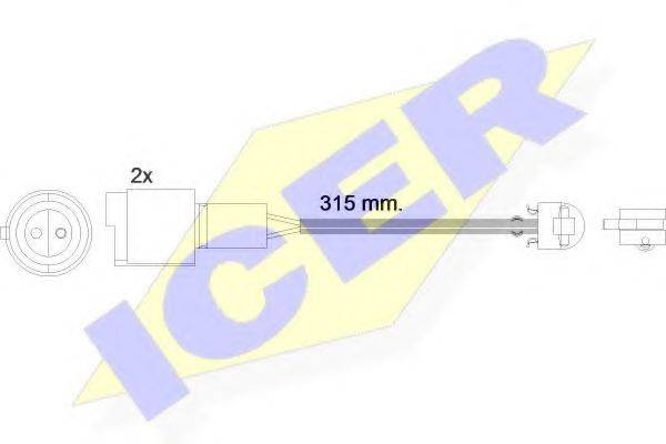 ICER 610440EC Сигналізатор, знос гальмівних колодок