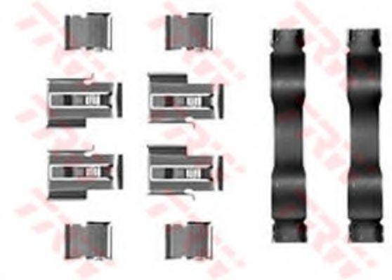 TRW PFK229 Комплектуючі, колодки дискового гальма