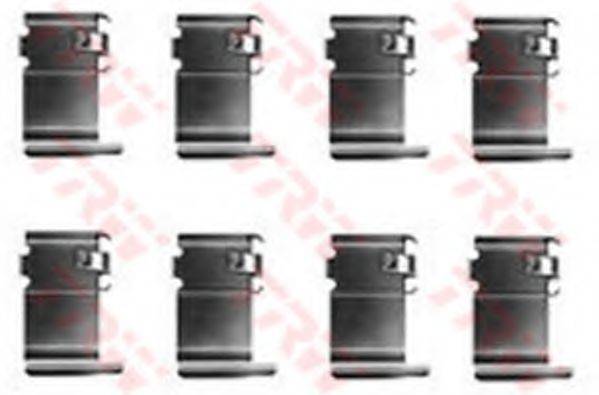TRW PFK337 Комплектуючі, колодки дискового гальма