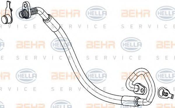 HELLA 9GS351337771 Трубопровід високого тиску, кондиціонер