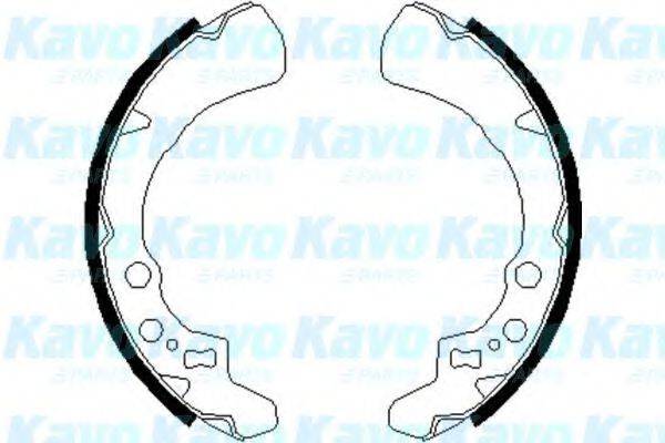 KAVO PARTS BS1904 Комплект гальмівних колодок