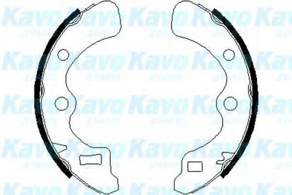 KAVO PARTS BS2900 Комплект гальмівних колодок