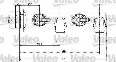 VALEO 350450 головний гальмівний циліндр
