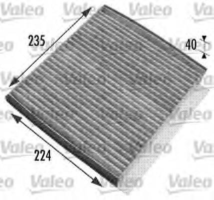 VALEO 698778 Фільтр, повітря у внутрішньому просторі