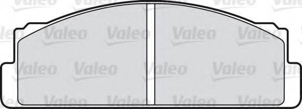VALEO 598603 Комплект гальмівних колодок, дискове гальмо