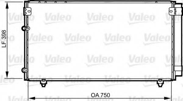 VALEO 814207 Конденсатор, кондиціонер