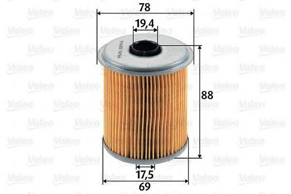 VALEO 587910 Паливний фільтр