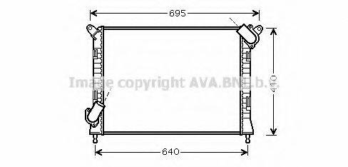 AVA QUALITY COOLING BW2307 Радіатор, охолодження двигуна