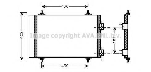 AVA QUALITY COOLING CNA5240D Конденсатор, кондиціонер