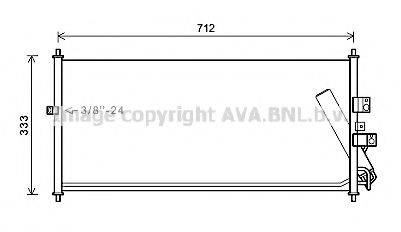AVA QUALITY COOLING DN5277D Конденсатор, кондиціонер