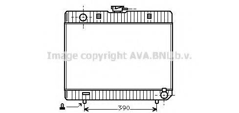 AVA QUALITY COOLING MS2103 Радіатор, охолодження двигуна
