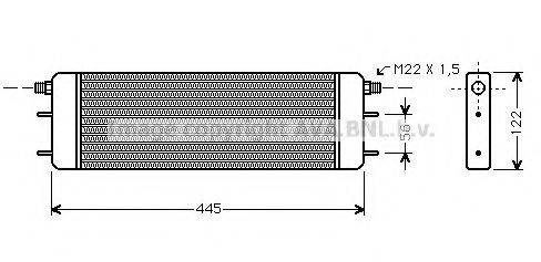 AVA QUALITY COOLING MS3249 масляний радіатор, моторне масло