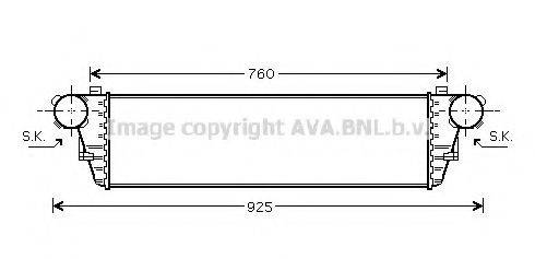AVA QUALITY COOLING MS4380 Інтеркулер