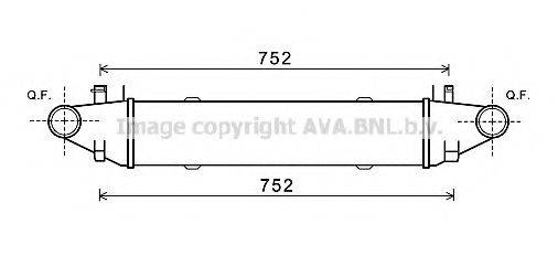 AVA QUALITY COOLING MS4596 Інтеркулер