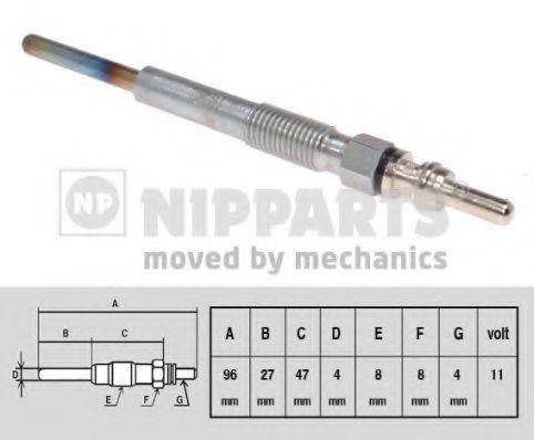 NIPPARTS N5715020 Свічка розжарювання
