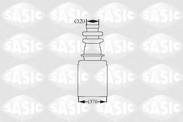 SASIC 2873833 Комплект пильника, приводний вал