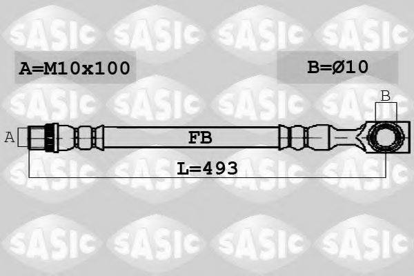 SASIC 6600035 Гальмівний шланг