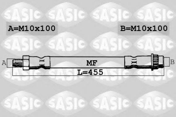 SASIC 6604026 Гальмівний шланг