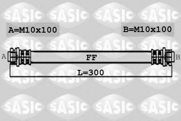 SASIC 6606127 Гальмівний шланг