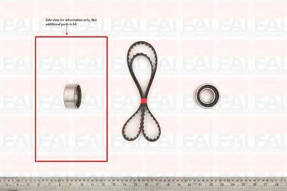 FAI AUTOPARTS TBK66 Комплект ременя ГРМ