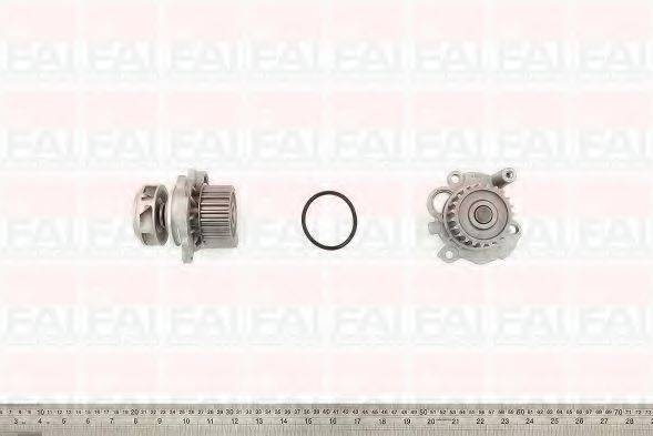 FAI AUTOPARTS WP6128 Водяний насос