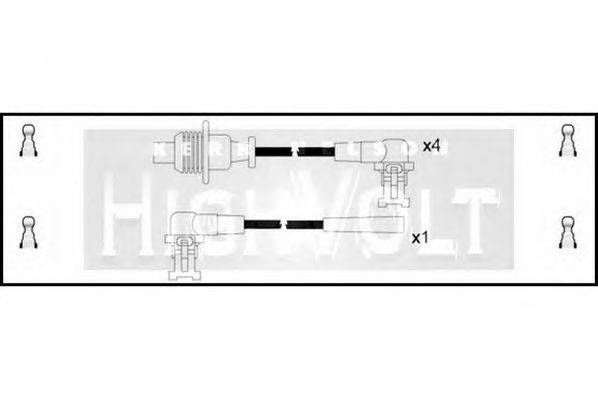 STANDARD OEF096 Комплект дротів запалювання