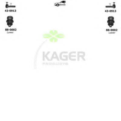 KAGER 801133 Підвіска колеса