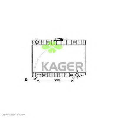 KAGER 310581 Радіатор, охолодження двигуна