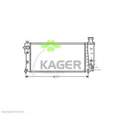 KAGER 310854 Радіатор, охолодження двигуна