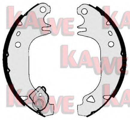 KAWE 04950 Комплект гальмівних колодок