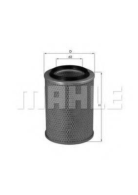 MAHLE ORIGINAL LX690 Повітряний фільтр