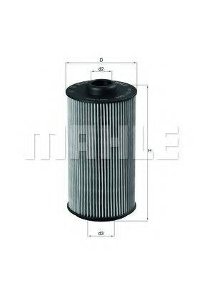 MAHLE ORIGINAL OX1521D Масляний фільтр