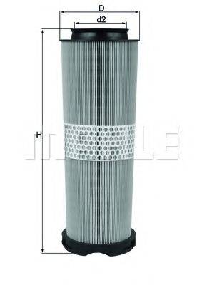MAHLE ORIGINAL LX10201 Повітряний фільтр