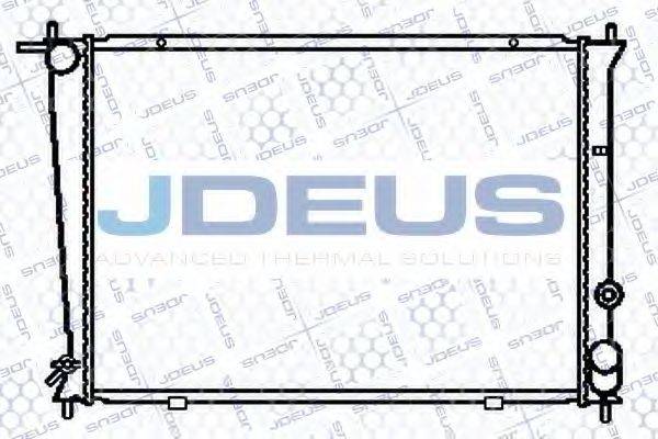 JDEUS 054M14 Радіатор, охолодження двигуна