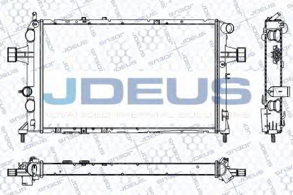 JDEUS RA0200820 Радіатор, охолодження двигуна
