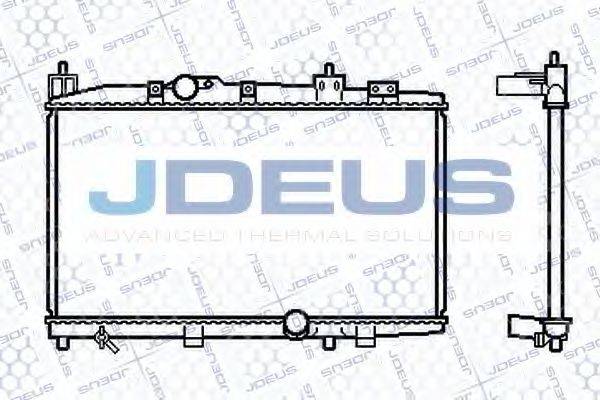 JDEUS 028M63 Радіатор, охолодження двигуна