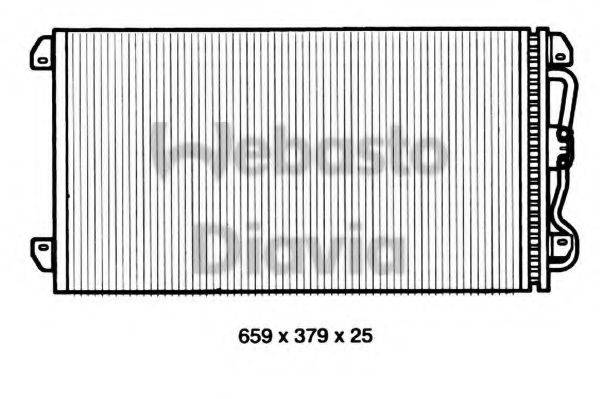 WEBASTO 82D0225240A Конденсатор, кондиціонер