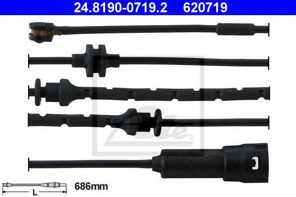 ATE 24819007192 Сигналізатор, знос гальмівних колодок