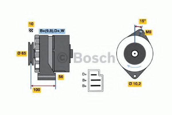 BOSCH 0986034190 Генератор
