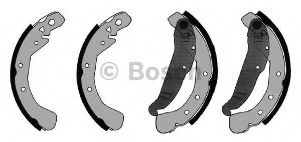 BOSCH F026004658 Комплект гальмівних колодок